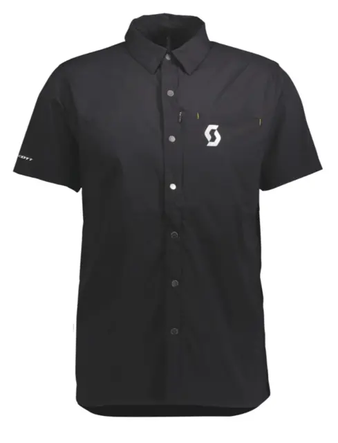 Scott FT Skjorte - Sort/Grå, L Lett og behagelig skjorte 