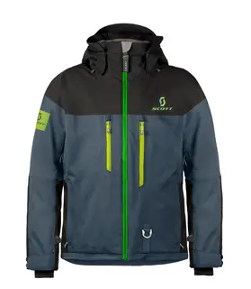 Scott Snow Flex Jakke - Bl&#229;/Bl&#229; Lett og sv&#230;rt teknisk jakke