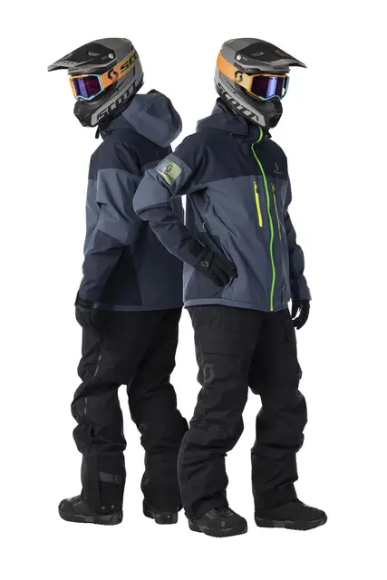 Scott Snow Flex Jakke - Blå/Blå, L Lett og svært teknisk jakke 