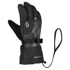 Scott Ultimate GTX JR - Sort/Gr&#229;, S Premium junior-hanske med Gore-Tex