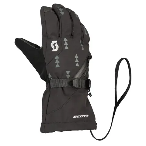 Scott Ultimate Premium JR - Sort/Grå Varm junior-hanske med membran.