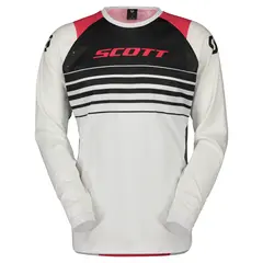 Scott Evo Swap Tr&#248;ye - Hvit/Rosa, S Lett og godt ventilert MX-tr&#248;ye!