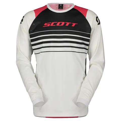 Scott Evo Swap Trøye - Hvit/Rosa Lett og godt ventilert MX-trøye!