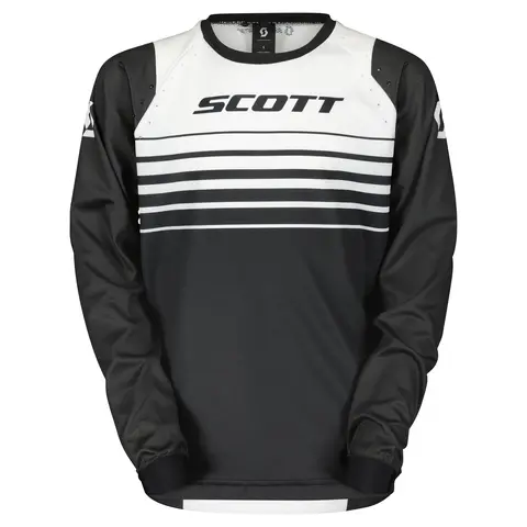 Scott Evo Swap Jr Trøye - Sort/Hvit Lettvekter med optimal ventilasjon!