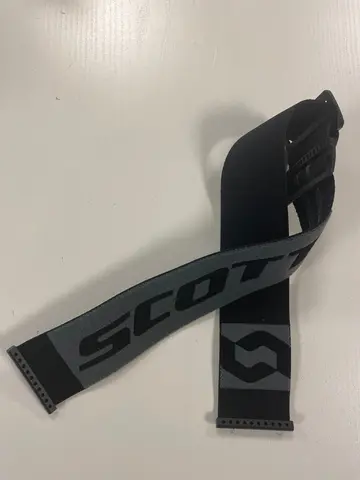 Scott Factory Stropp 50mm, Sort m/logo Scott Logo