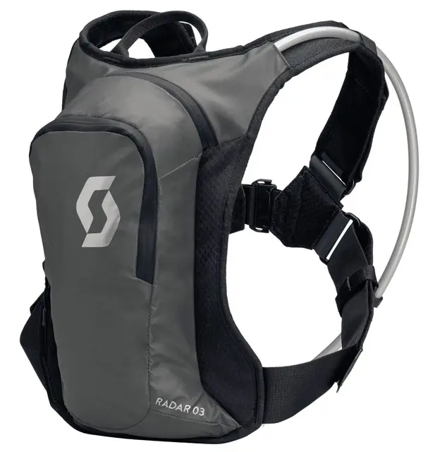 Scott Hydration Backpack Radar 3-So/Grå Liten sekk med 3-liters volum, med blære 