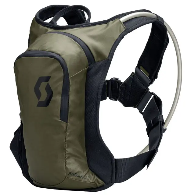 Scott Hydration Backpack Radar 3-So/Grø Liten sekk med 3-liters volum, med blære 