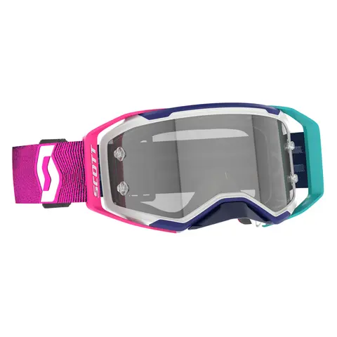 Scott Prospect 2.0 LS MX Brille-Blå/Rosa Lyssensitive Grå Works Linse