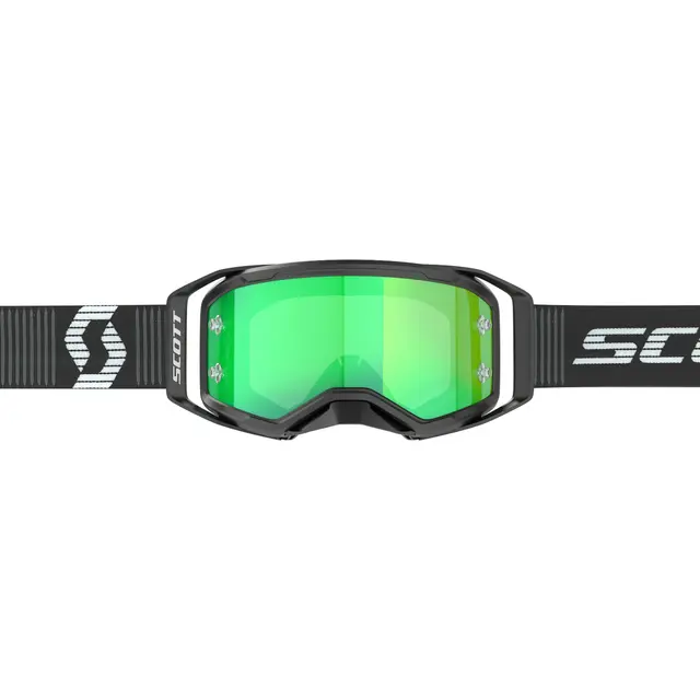 Scott Prospect 2.0 MX Brille - So/Hvit Grønn Krom Works Linse 
