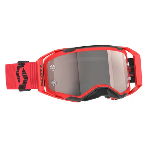 Scott Prospect 2.0 MX Brille - Rød/Sort Sølv Krom Works Linse