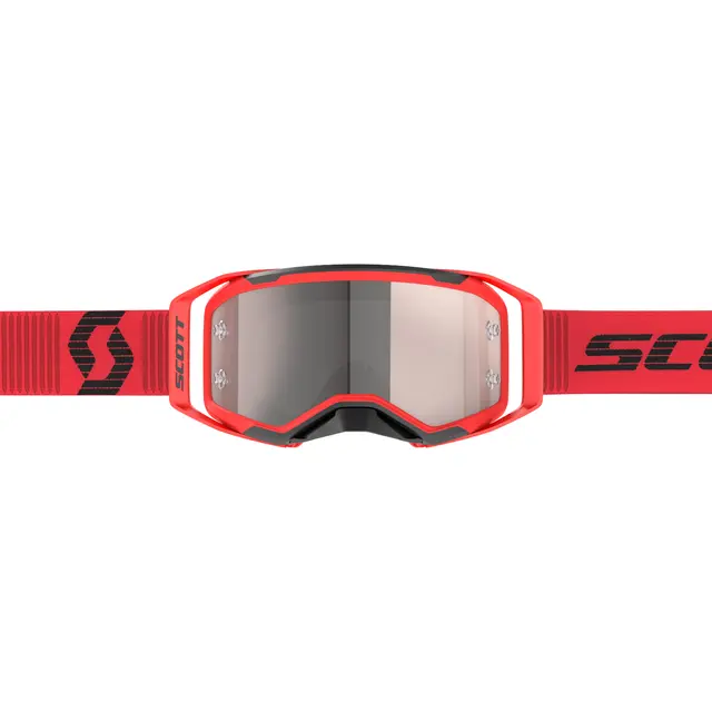 Scott Prospect 2.0 MX Brille - Rød/Sort Sølv Krom Works Linse 