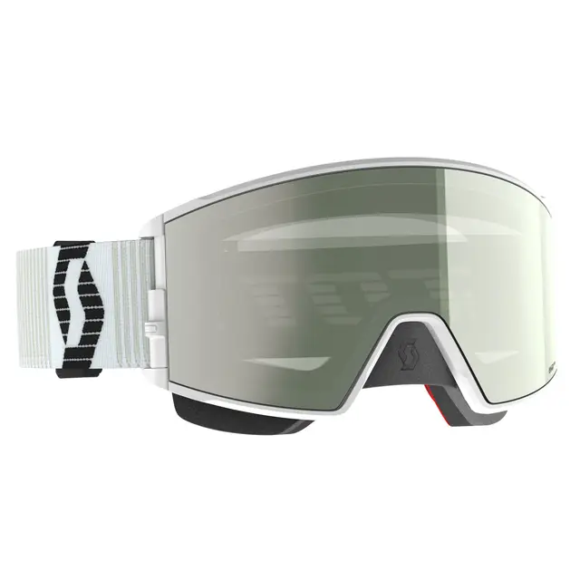 Scott React SMB AMP PRO SX Brille-Hv/So amp pro white Krom Linse 