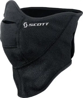 Scott Wind Warrior - Sort L Ansiktsmaske med windstopper fleece! 