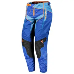 Scott Enduro MX Bukse - Bl&#229;/Oransje, 34&quot; Slitesterke bukser med lufting