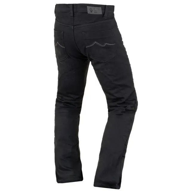 Scott Denim Bukse Stretch Sort L CE-Beskyttere, Kevlar, Aramid, Lett 