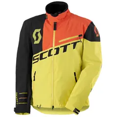 Scott ProShell Sn&#248;scooterjakke - Gul/Or/Sort, L Meget lett skalljakke m/4-veis stretch