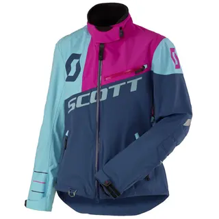 Scott Shell Pro Jakke - Bl&#229;/Rosa Lett Skalljakke m/Stretch og Ventilasjon