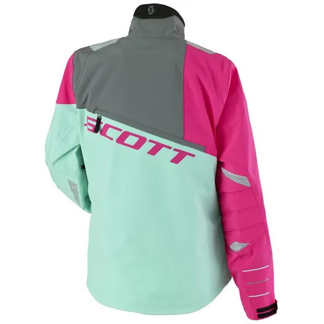 Scott Shell Pro Jakke - Lys Mint/Rosa S Lett Skalljakke m/Stretch og Ventilasjon 