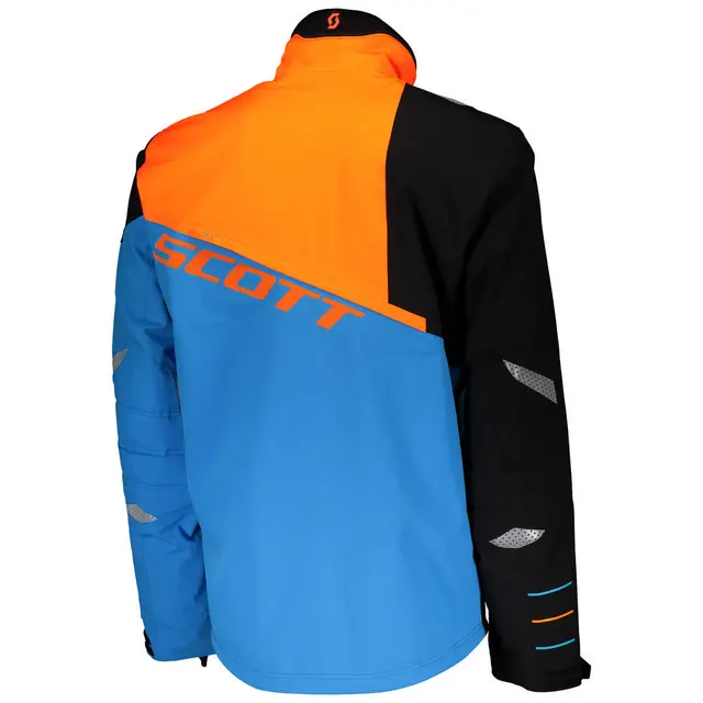 Scott Shell Pro Snøscooterjakke - Blå/Oransj, L