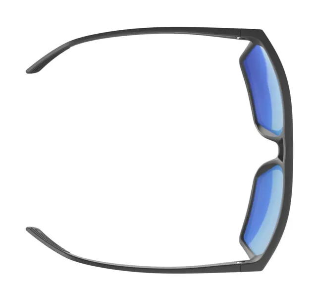 Scott Tune Solbrille Sort Blå Krom Linse 