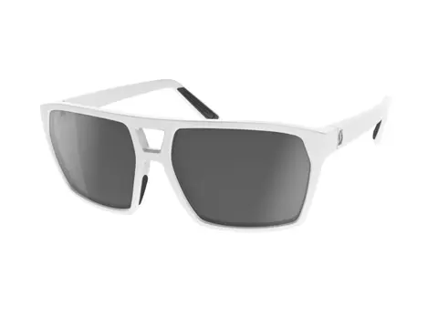 Scott Tune Solbrille Hvit Grå Linse