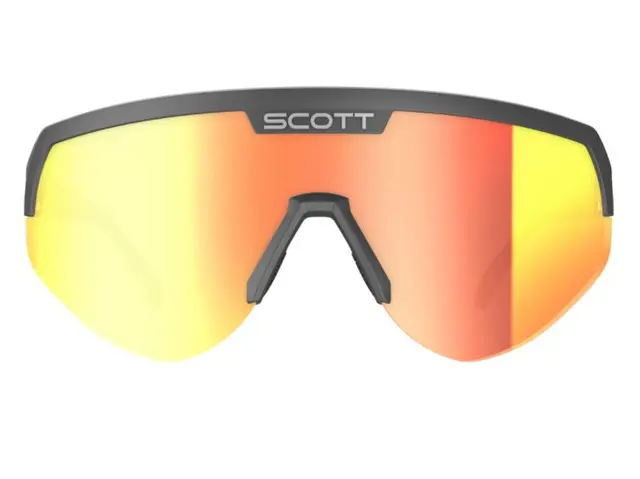 Scott Sport Shield Solbrille Sort Rød Krom Linse 