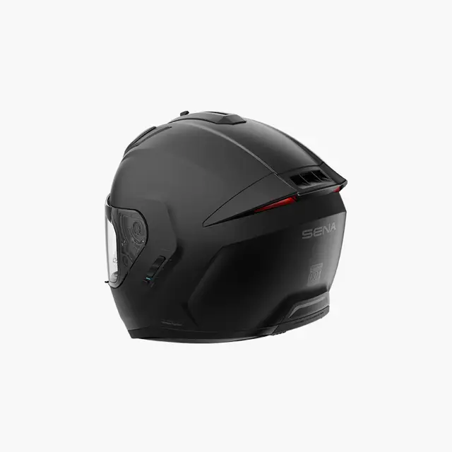 Sena Phantom Mesh Helhjelm XL Matt svart - Integrert intercom 