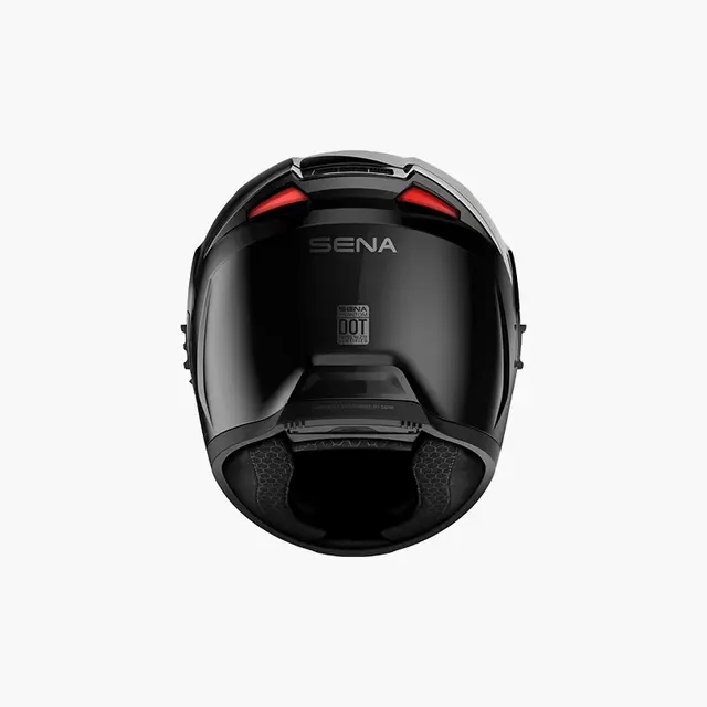 Sena Phantom Mesh Helhjelm XL Matt svart - Integrert intercom 