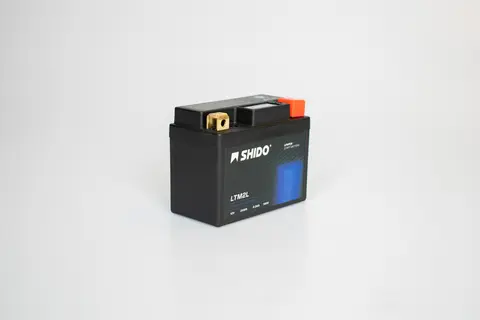 Shido LTX24HL-BS Lithium - 12V ATV/MC/Snøscooter Batteri 12V, 2Ah, 24Wh, 89x49x90