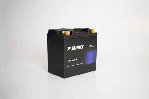 Shido LTX14-BS Lithium - 12V ATV/MC/Snøscooter Batteri 12V, 4Ah, 48Wh, 150x87x145