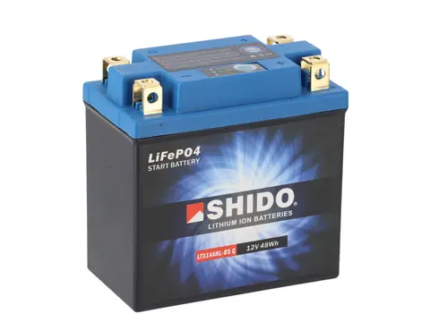 Shido LTX14AHL-BS Q Lithium Batteri 4 Terminaler