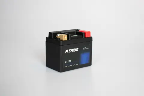 Shido LTZ7S Lithium - 12V ATV/MC/Snøscooter Batteri 12V, 2.4Ah 30Wh, 113x69x105