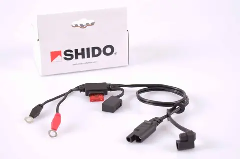 SHIDO Litium Lithium, LiFePO4, Lading, Motorsykkel, ATV, Snøscooter 6mm fester