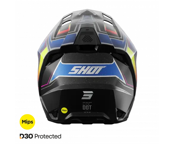 Shot Lite Glory Crosshjelm  XS Mips - Svart Perlemor 