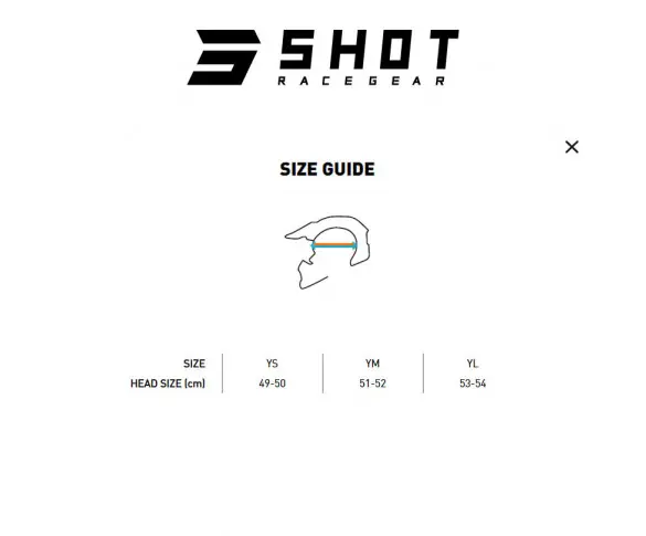 SHOT SPEED GHOST Crosshjelm Barn-Blank Neon Gul 