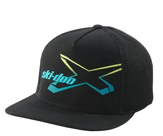 Ski-Doo X-Team Gradient Cap S/M Svart med turkis logo 