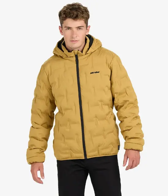 Ski-Doo Puffer Jakke S Herre - Khaki 