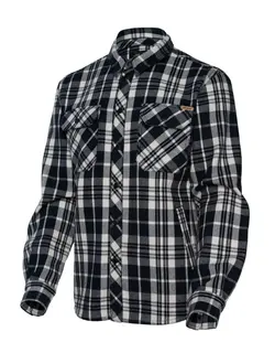 Ski-Doo Classic Skjorte M Herre - M&#248;rkebl&#229;/Hvit