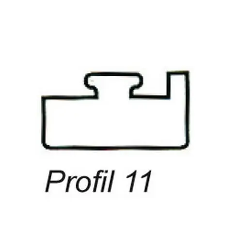 Sleide Polaris Snøscooter 168cm Grafitt Profil 11, Selges i stk 