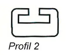 Sleide Arctic Cat Sn&#248;scooter 178cm Sort Profil 2, OEM: 0604-230 / 0604-910