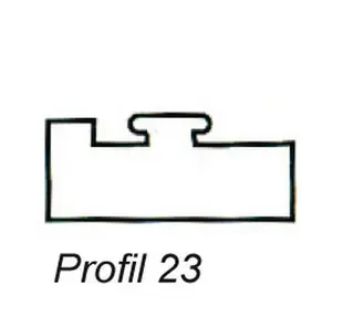 Sleide Polaris Sn&#248;scooter 136cm Grafitt Profil 23, Selges i stk