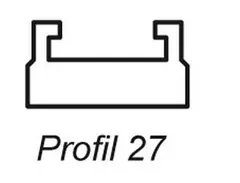 Sleide Yamaha Sn&#248;scooter 108cm Sort Profil 27, Selges i stk
