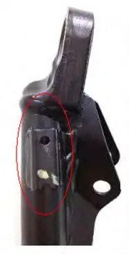 A-Arm - Lynx/Ski-Doo 47'' Forstilling Nedre - høyre, sort 