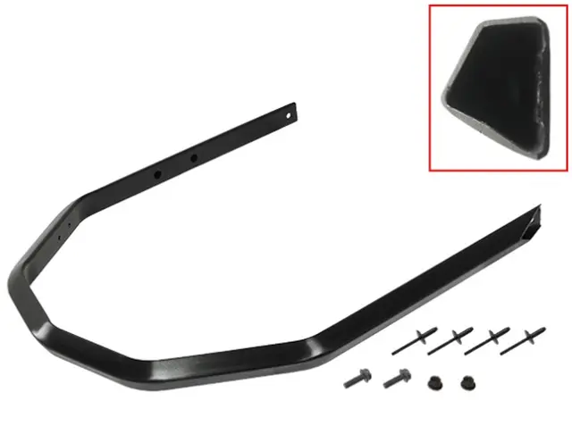 Støtfanger BRP - Sort, Front OEM: 502007176, 502007281, 860201167 