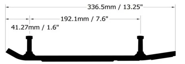 Styreskinne Ripper Yamaha Selges parvis, Coromant 