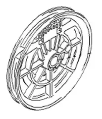 Startsnorhjul Bombardier OEM: 420852286