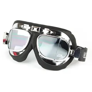 Stadium MC Brille Leather Look - Sort Anti-fog og UV400 beskyttelse
