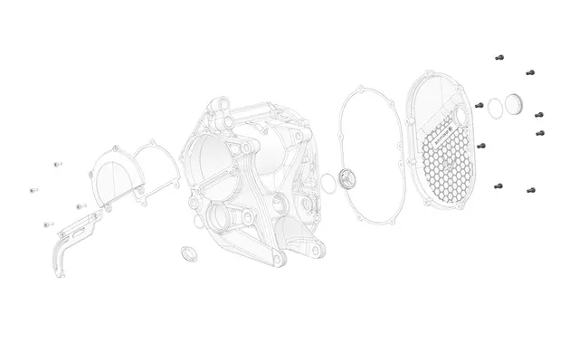 Stark Festeskruer Til motordeksel - Høyre 