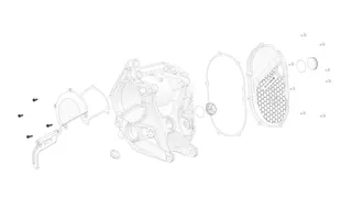 Stark Festeskruer Til motordeksel - Venstre