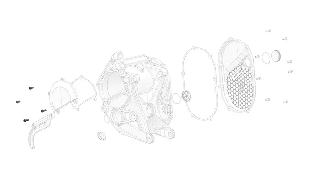 Stark Festeskruer Til motordeksel - Venstre 